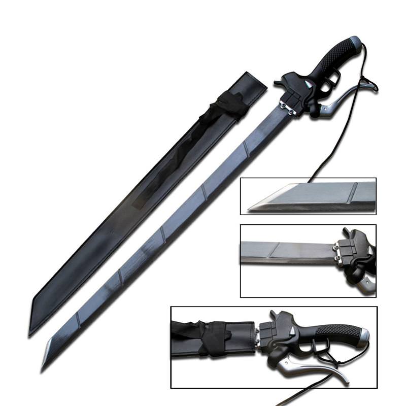 Attack On Titan Special Operations Anime Sword - Tophatter's Army Products & Self Defense Collectible Weapons - Tophatter Daily Deals